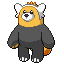 Bewear shiny front sprite