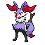 Braixen shiny front sprite