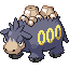 Camerupt shiny front sprite