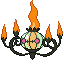 Chandelure shiny front sprite