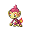 Chimchar shiny front sprite