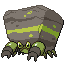 Crustle (Rock Face) shiny front sprite