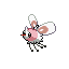 Cutiefly shiny front sprite