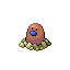 Diglett shiny front sprite