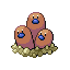 Dugtrio shiny front sprite