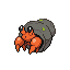 Dwebble shiny front sprite