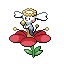 Flabébé (Red Flower) shiny front sprite