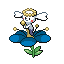 Flabébé (Blue Flower) shiny front sprite