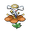 Flabébé (Orange Flower) shiny front sprite