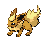Flareon shiny front sprite