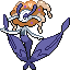 Florges (Orange Flower) shiny front sprite