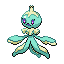 Frillish shiny front sprite