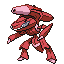 Genesect (Burn Drive) shiny front sprite