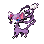 Glameow shiny front sprite
