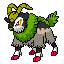Gogoat shiny front sprite
