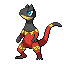 Heliolisk shiny front sprite