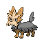 Herdier shiny front sprite