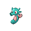 Horsea shiny front sprite