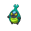 Karrablast shiny front sprite