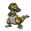 Krokorok shiny front sprite