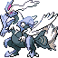 Kyurem (White) shiny front sprite