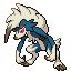 Lycanroc (Midnight) shiny front sprite