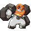Melmetal shiny front sprite