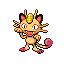 Meowth shiny front sprite