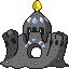 Palossand shiny front sprite