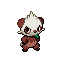 Pancham shiny front sprite