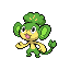 Pansage shiny front sprite