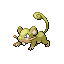 Rattata shiny front sprite