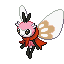 Ribombee shiny front sprite