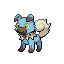 Rockruff shiny front sprite