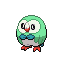 Rowlet shiny front sprite