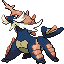 Samurott shiny front sprite