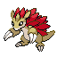 Sandslash shiny front sprite