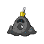 Sandygast shiny front sprite