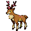 Sawsbuck (Spring) shiny front sprite