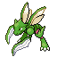 Scyther shiny front sprite