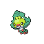 Sewaddle shiny front sprite