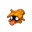 Shellder shiny front sprite