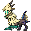 Silvally (Type: Dark) shiny front sprite