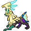 Silvally (Type: Ice) shiny front sprite