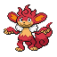 Simisear shiny front sprite