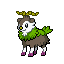 Skiddo shiny front sprite