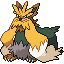 Stoutland shiny front sprite