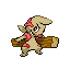 Timburr shiny front sprite