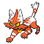 Torracat shiny front sprite