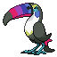 Toucannon shiny front sprite